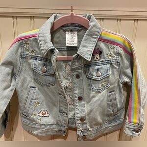 Disney Minnie Jean Jacket Girls size 3